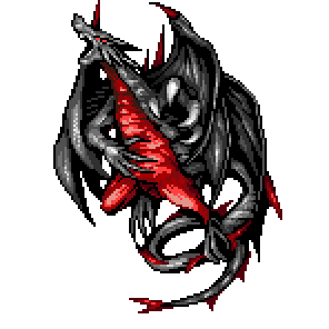 Re:黒乃翼竜【ドット絵】: ドット絵｜あーとえすえいち｜ブログ